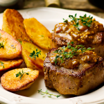 Filé Mignon com Molho de Mostarda